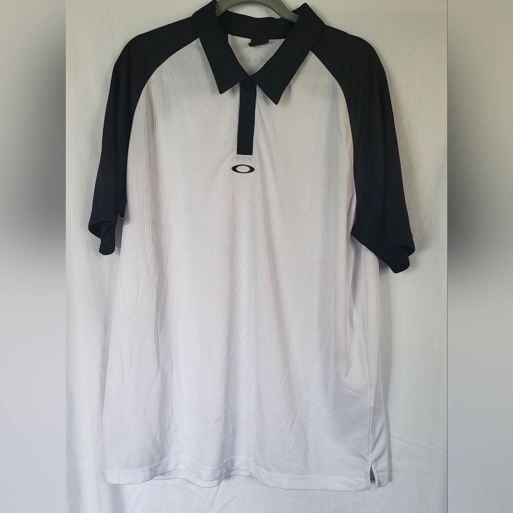 Oakley 2X Black and White Polo